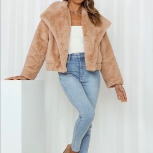 Sherpa Jacket in Camel M/L